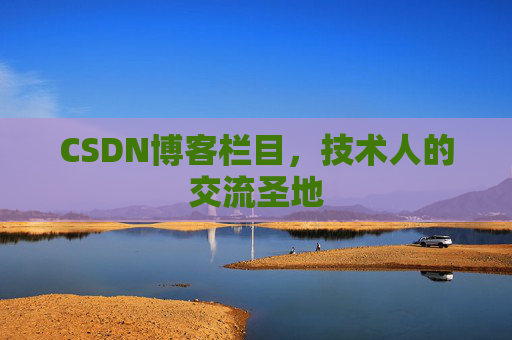 CSDN博客栏目，技术人的交流圣地